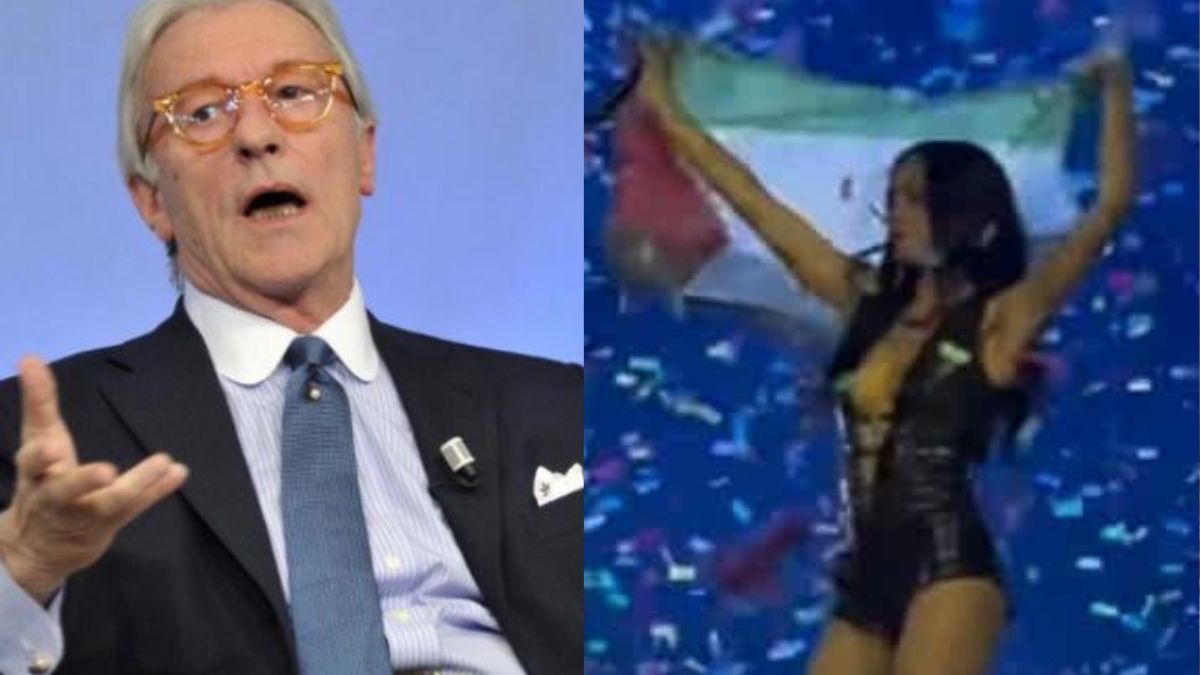 Feltri Elodie bandiera palestinese