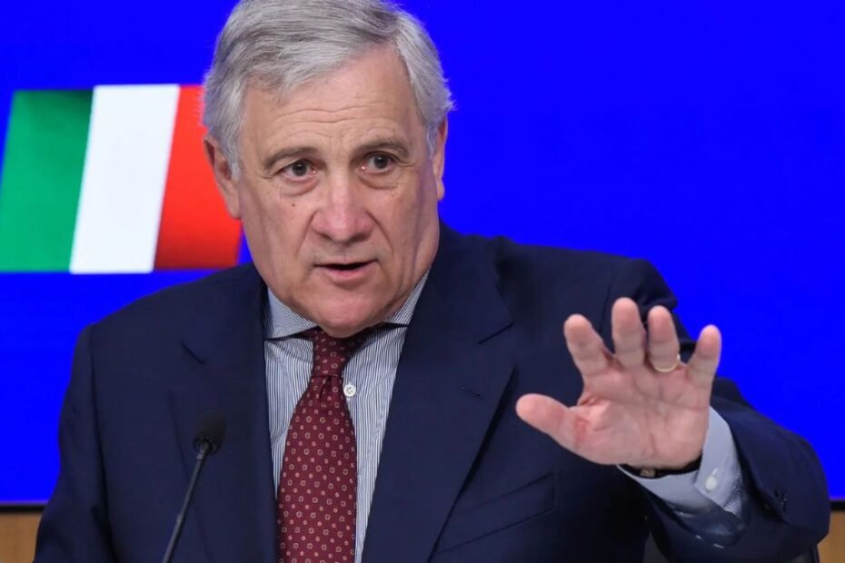 Tajani bandiera europea Israele