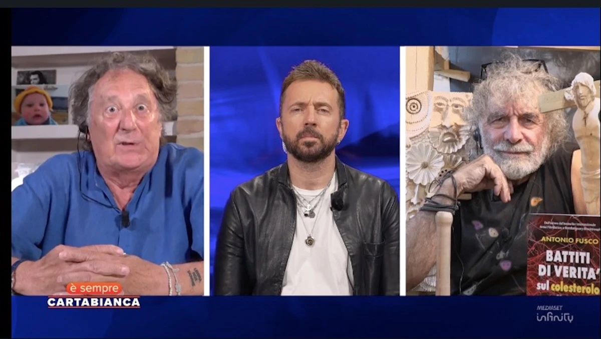 Enzo Iacchetti contro Giorgia Meloni a È sempre Cartabianca