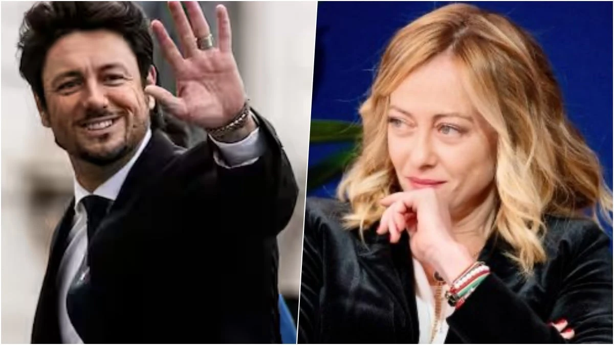 cala il gelo giambruno e meloni cosa succede tra i due al saggio della figlia