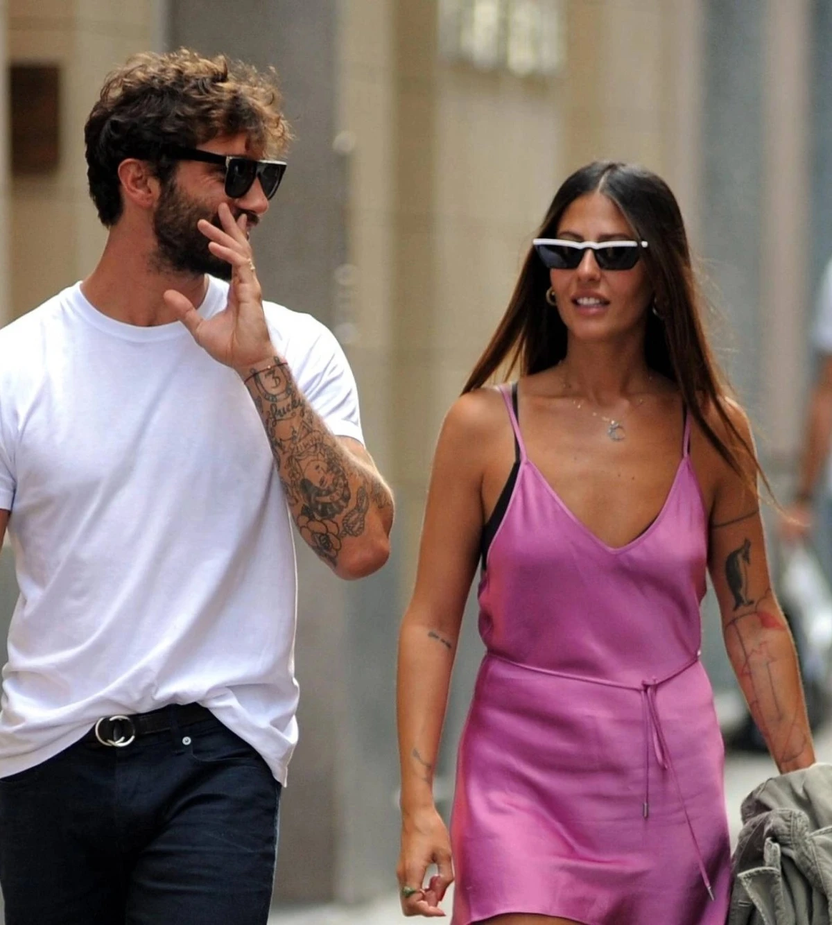 stefano de martino beccato modella