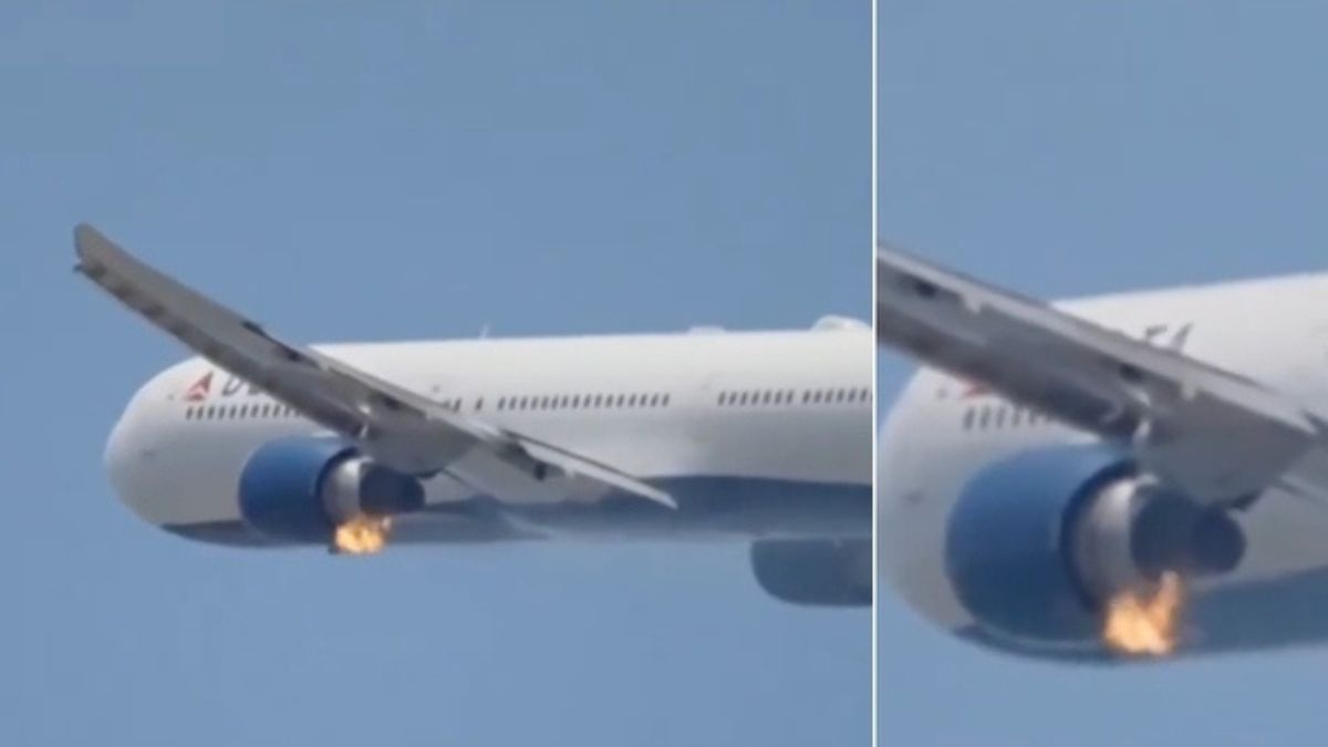 “Il motore è in fiamme”. L’aereo prende fuoco in volo, le immagini sono spaventose: il video