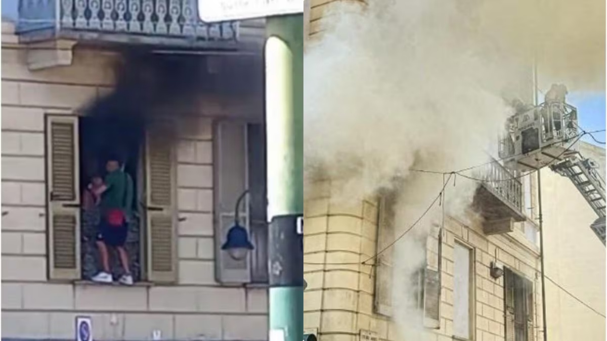 “È in casa tra le fiamme”. Scoppia incendio, si arrampicano per salvarla: scene da panico, dramma “È in casa tra le fiamme”. Scoppia incendio, si arrampicano per salvarla: scene da panico, dramma
