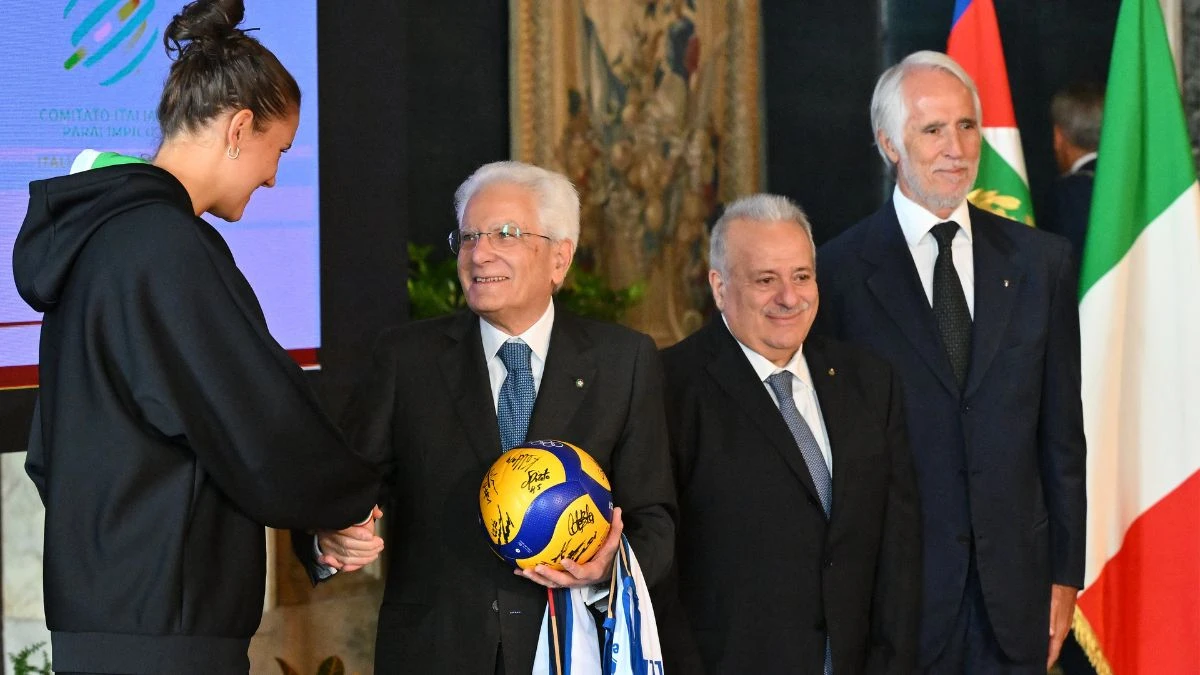 italia femminile la giocatrice scoppia in lacrime davanti a mattarella cos8217232 successo