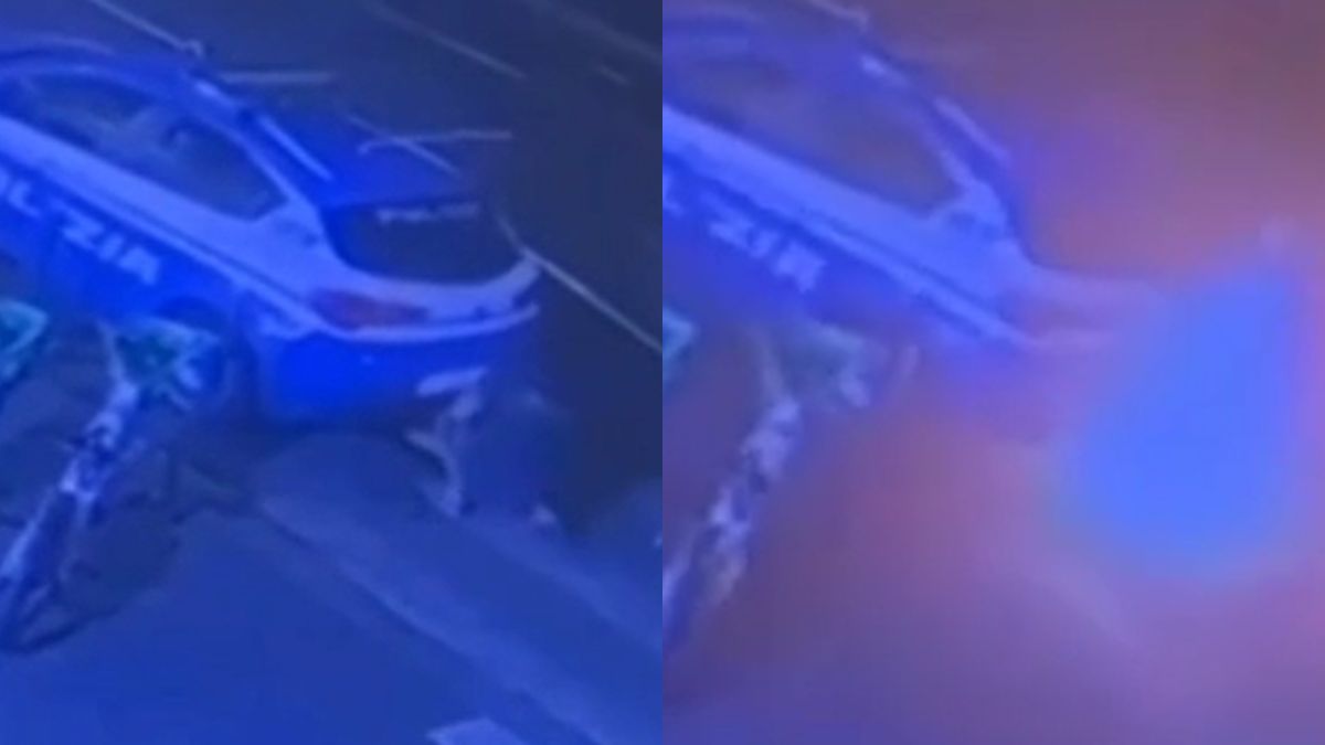 Allarme a Roma, auto della polizia date alle fiamme. Tutto ripreso: “Caccia all’uomo”