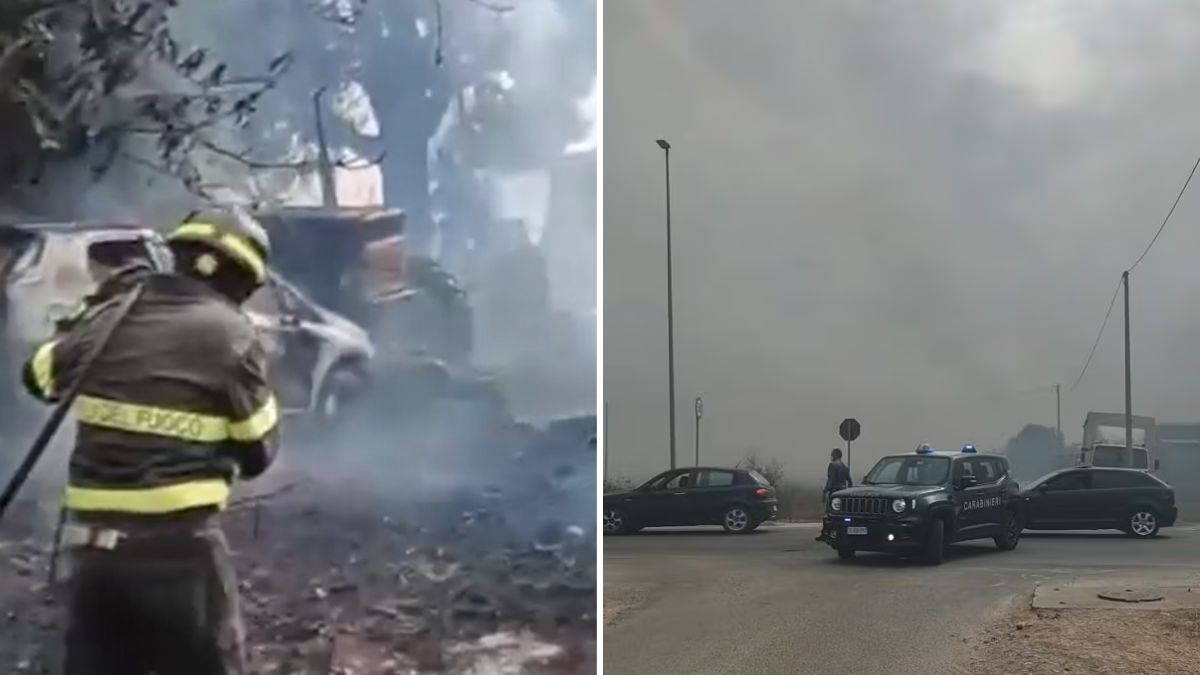 Italia. Incendio devastante, le fiamme circondano la città. Il sindaco: “Scappate” Italia. Incendio devastante, le fiamme circondano la città. Il sindaco: “Scappate”