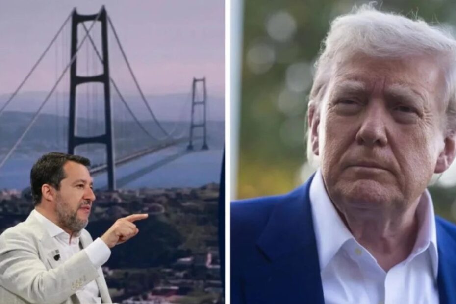 Ponte Stretto Salvini Trump