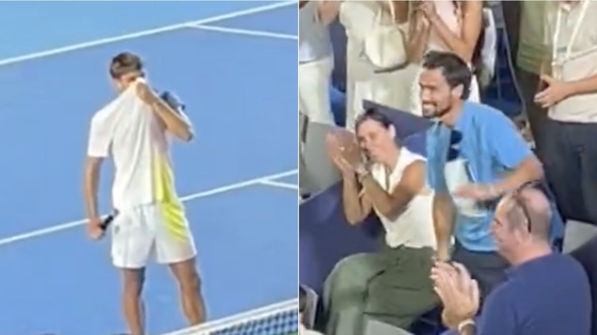 Cobolli vede Fognini in tribuna e scoppia a piangere: il motivo emoziona tutti Cobolli vede Fognini in tribuna e scoppia a piangere: il motivo emoziona tutti