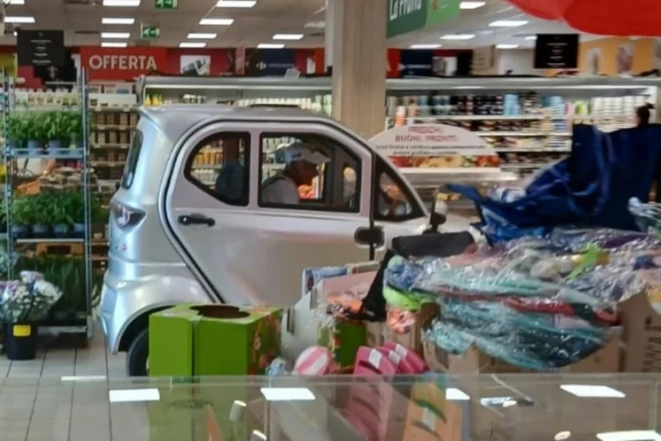 entra supermercato minicar motivo