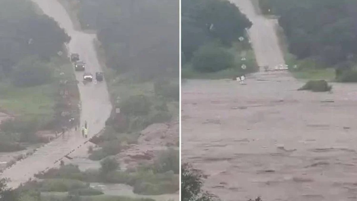 Fiume impazzito inghiotte tutto in pochi istanti: il video è impressionante Fiume impazzito inghiotte tutto in pochi istanti: il video è impressionante