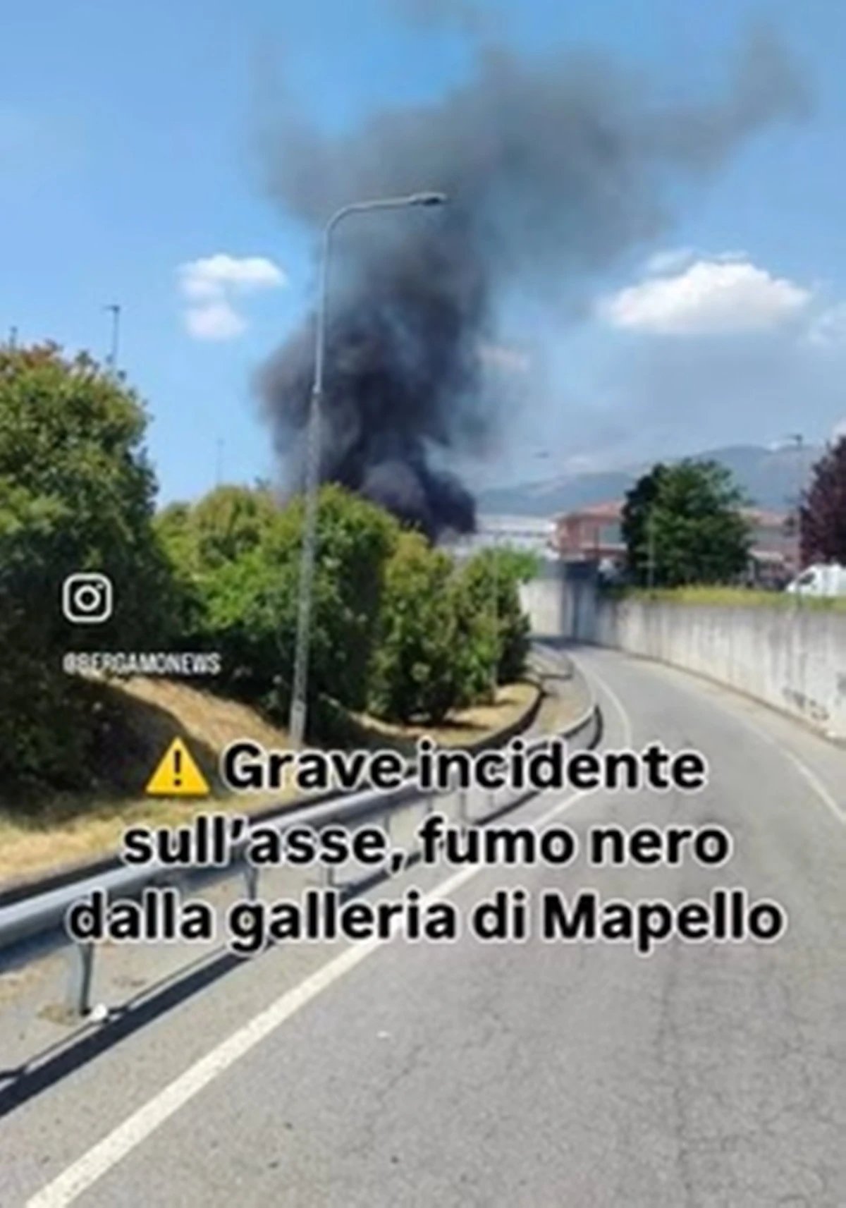 incidente galleria moto muore 17enne