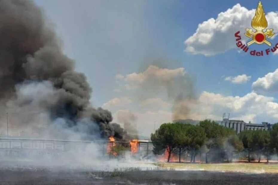 incendio roma
