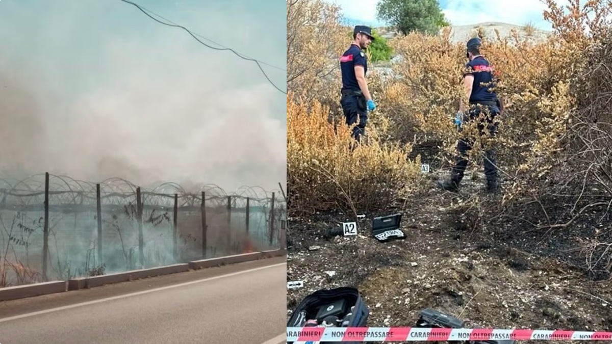 orrore in italia accorrono per un incendio in strada e trovano 19enne carbonizzato