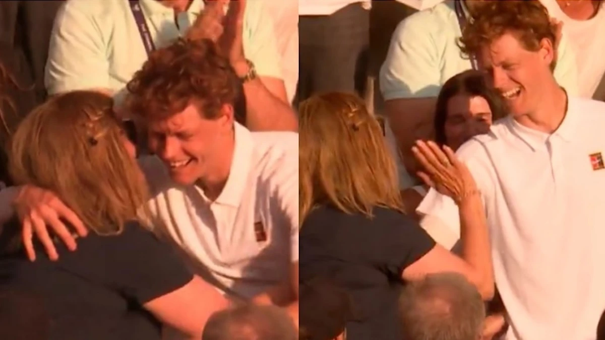 Sinner, l’abbraccio con la mamma emoziona Wimbledon poi quella frase: cosa ha sussurrato a Siglinde Sinner, l’abbraccio con la mamma emoziona Wimbledon poi quella frase: cosa ha sussurrato a Siglinde