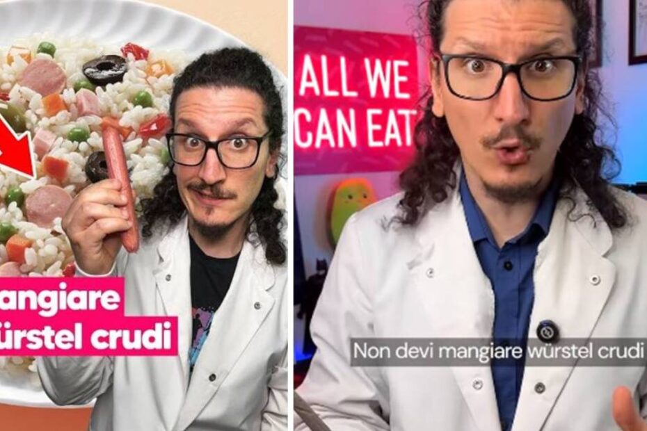 mangiare wurstel crudi