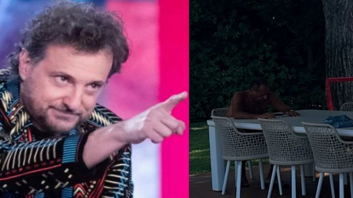 “Guardate Carlo Conti”. La moglie lo fotografa abbronzato e Pieraccioni si scatena