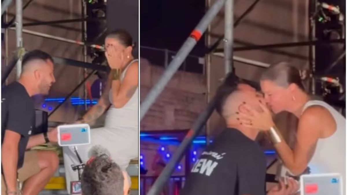 sorpresa al concerto la cantante italiana riceve la proposta di matrimonio davanti a tutti160