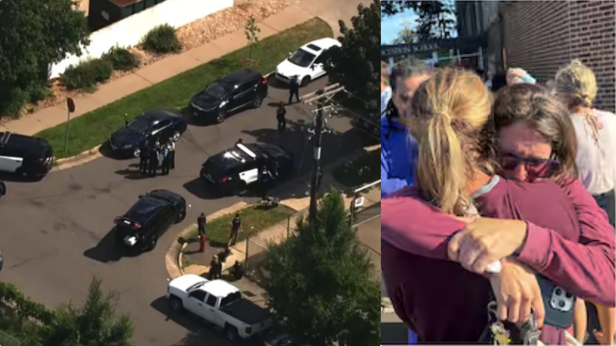 Sparatoria davanti scuola, è strage: morti bimbi di 8 e 10 anni Sparatoria davanti scuola, è strage: morti bimbi di 8 e 10 anni