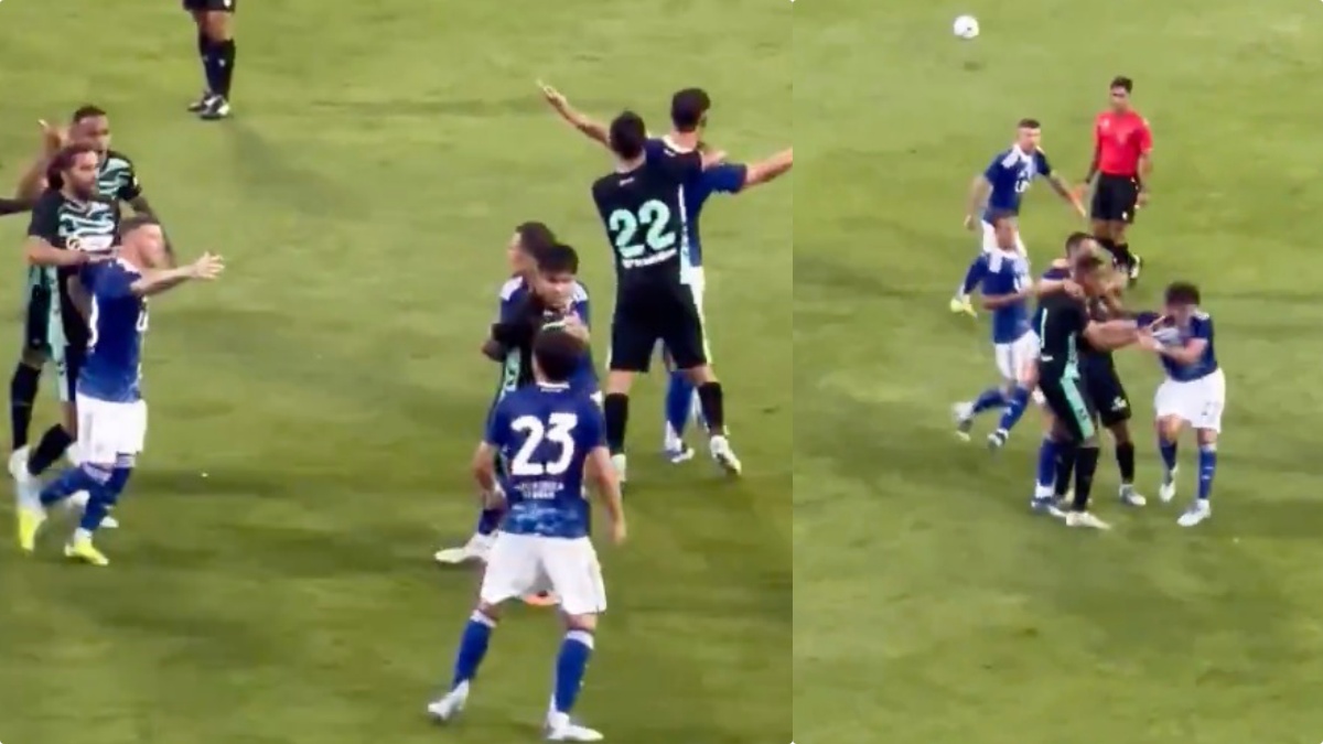 Pugni e schiaffi, in campo scoppia il caos: guai grossi per la squadra italiana Pugni e schiaffi, in campo scoppia il caos: guai grossi per la squadra italiana