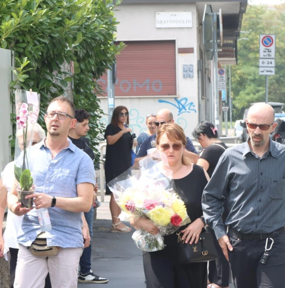 funerali cecilia investita minorenni parole figlio filippo
