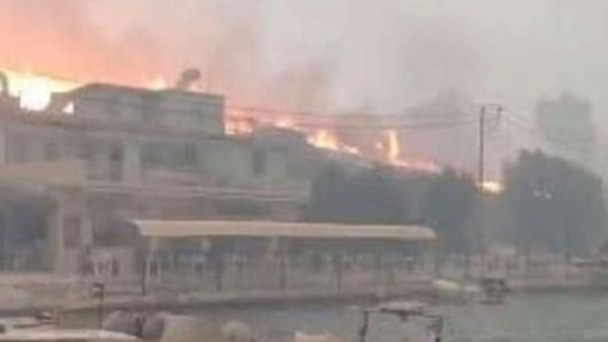 incendio gravissimo sull8217isola abitanti intrappolati diramata allerta 232 panico