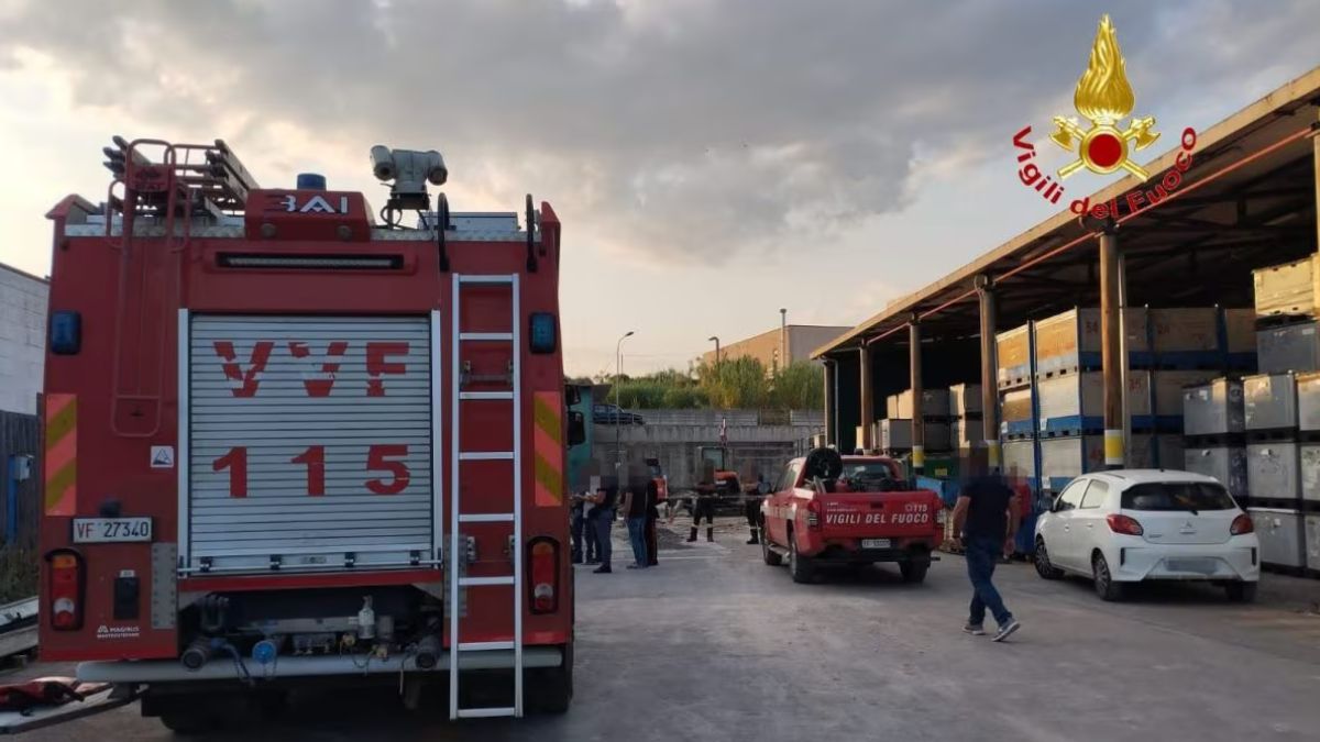 operaio precipita e muore batte la testa e rimane sepolto