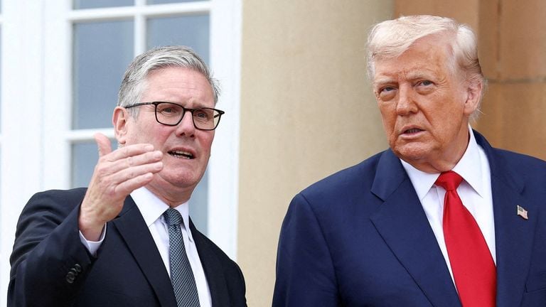 Starmer pronto a riconoscere lo Stato di Palestina dopo la visita di Trump