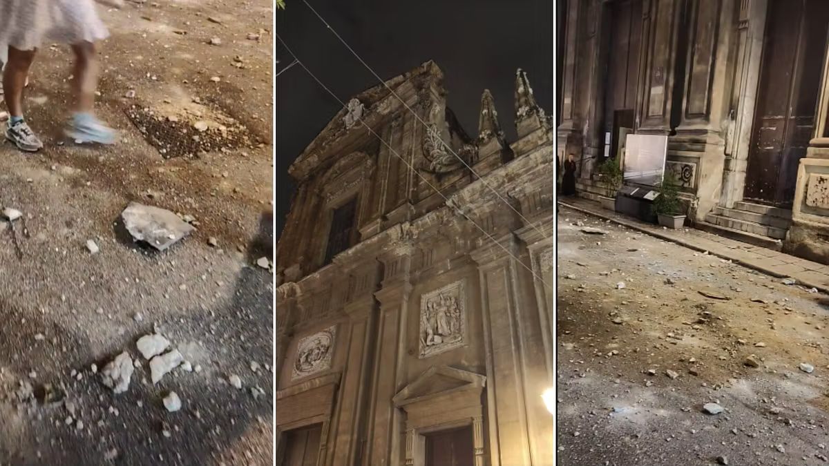 Palermo, cornicione si stacca da una chiesa: ferita turista 62enne