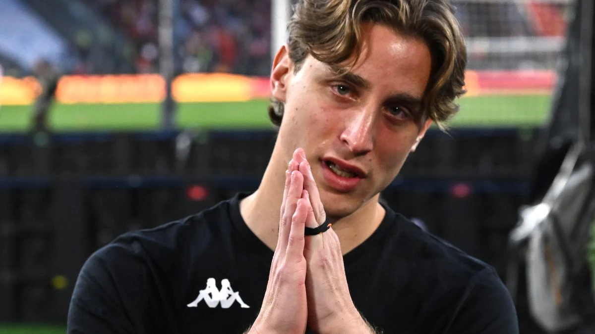 edoardo bove alla fine fa vedere tutto la foto con la cicatrice emozione