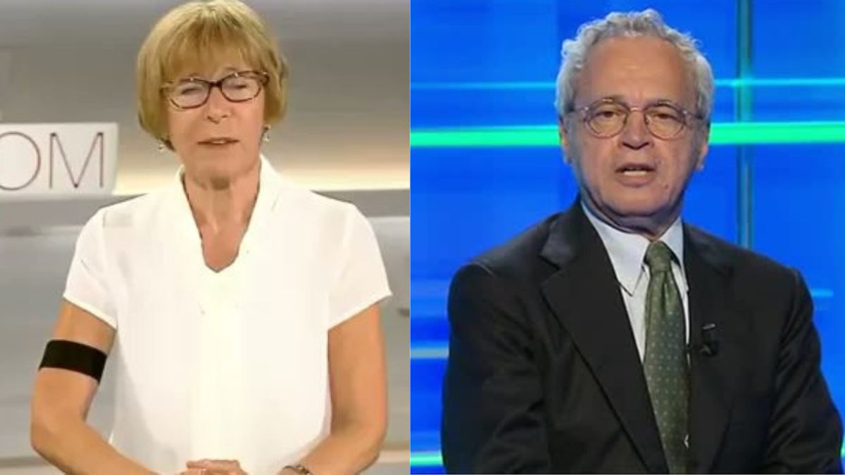 “Cos’è quella cosa che hai sul braccio?”, la gaffe di Mentana con la Gabanelli in diretta