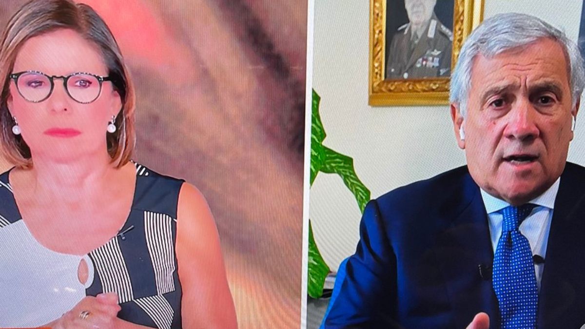 Bianca Berlinguer Tajani Cartabianca