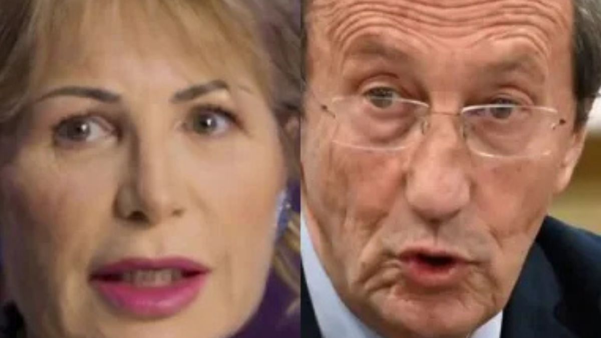 “Qui conduco io, è la mia trasmissione!”. Lilli Gruber infuriata con Gianfranco Fini: scontro in diretta