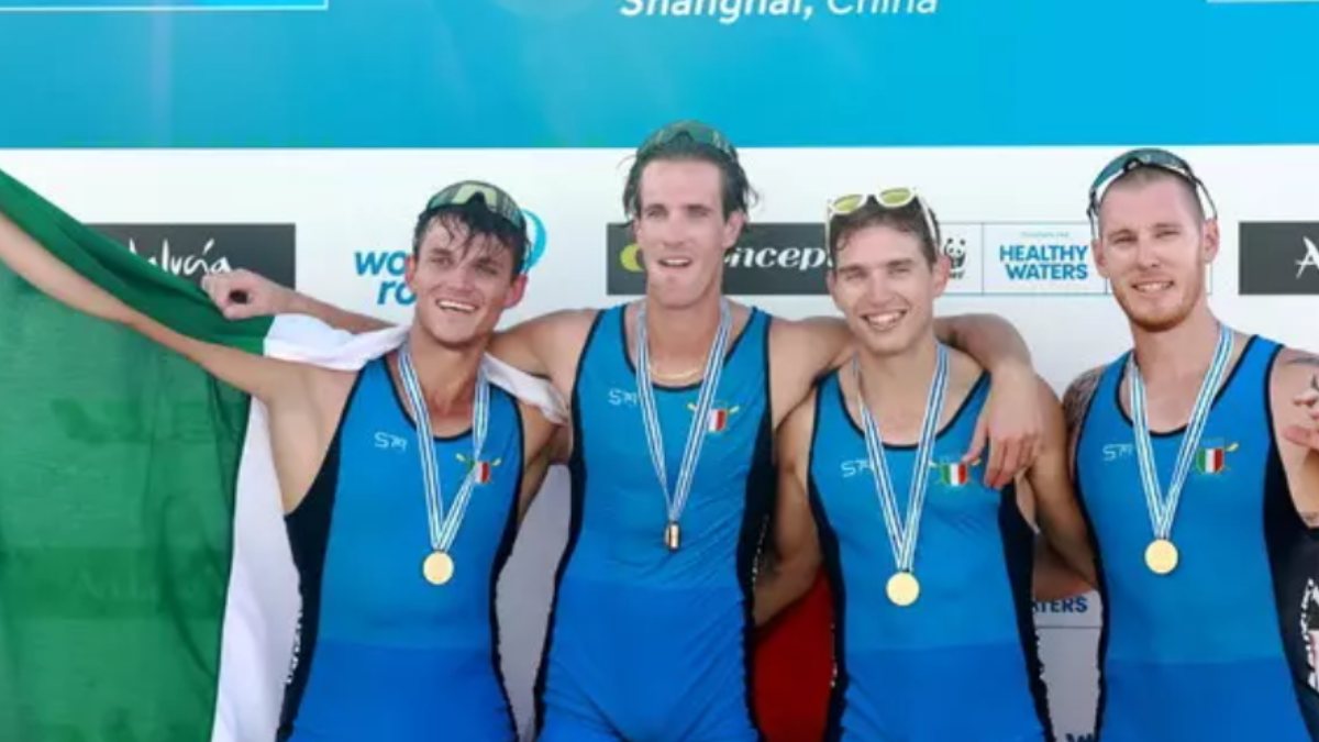 Italia d’oro dopo 7 anni: il quattro di coppia torna campione del mondo