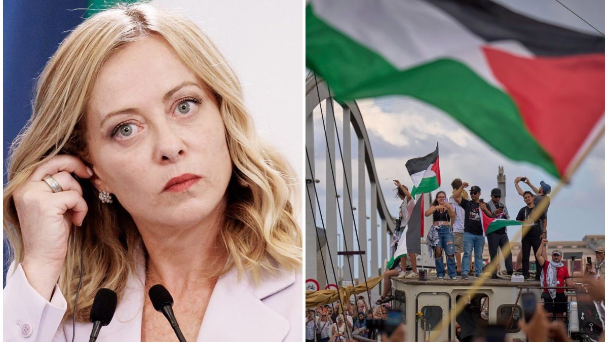 Meloni attacca la Flotilla: “Rischia di sabotare la pace”