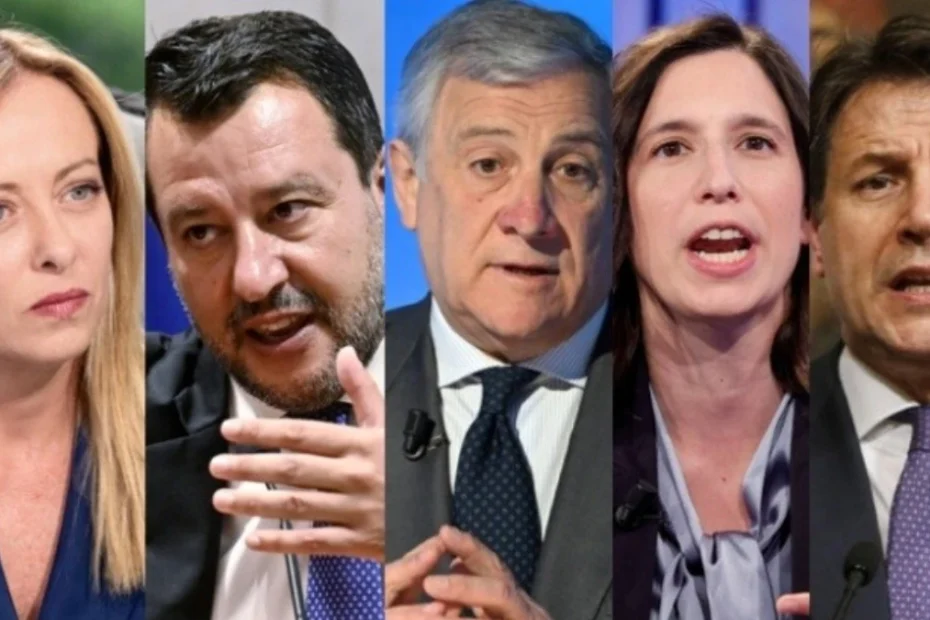 sondaggi leader politici meloni conte schlein
