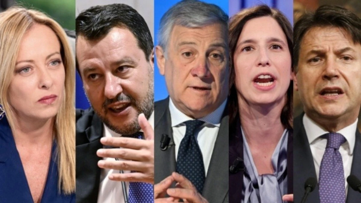 sondaggi leader politici meloni conte schlein