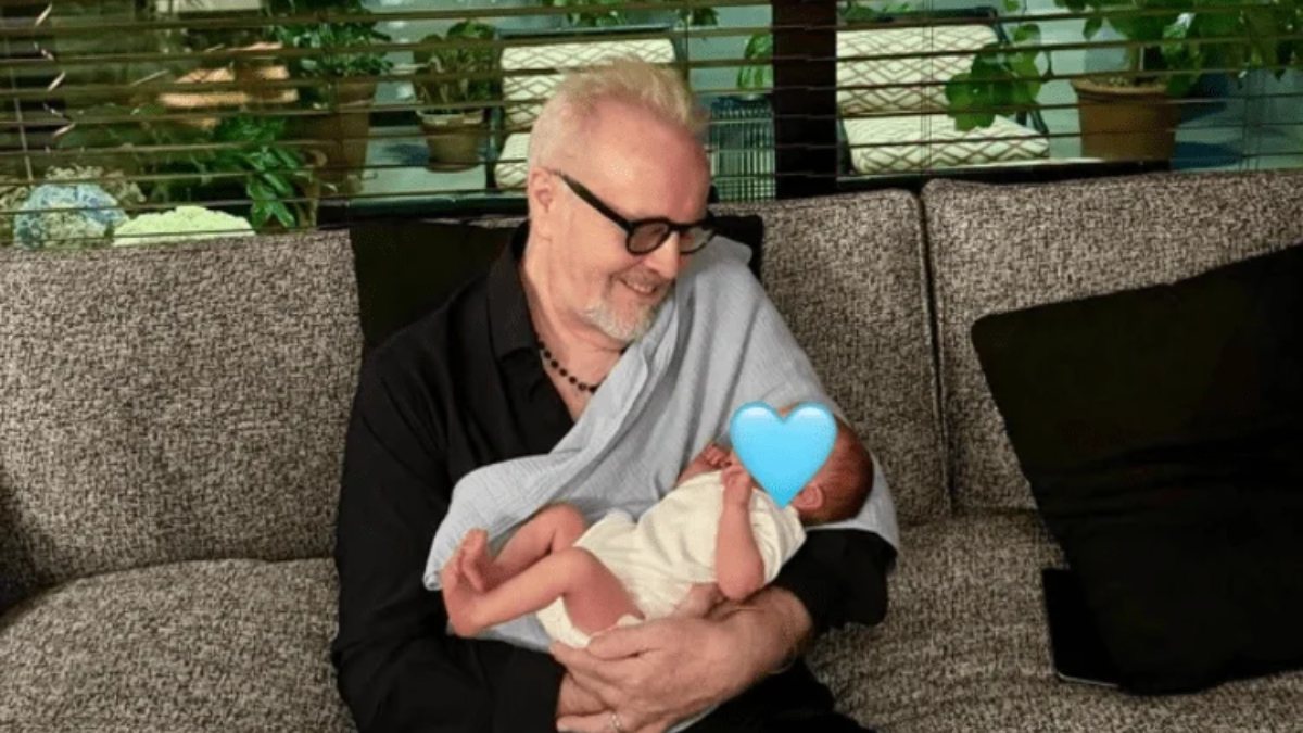 benvenuto achille fiocco azzurro per il famosissimo cantante italiano gioia immensa