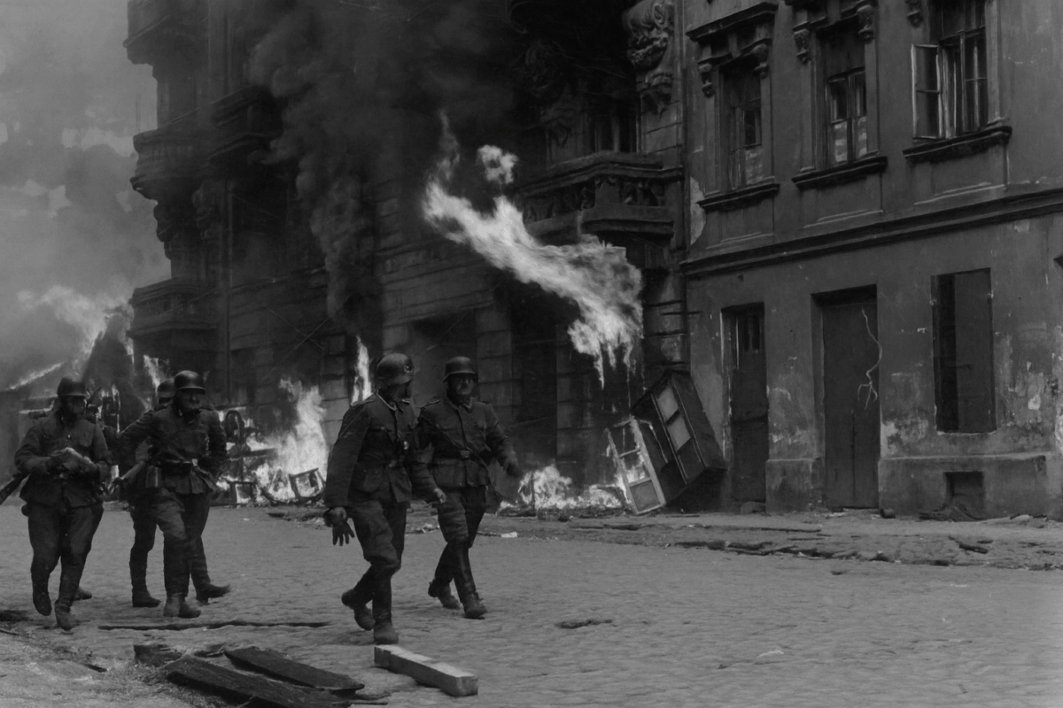 accadde oggi i nazisti mettono fine alla rivolta del ghetto di varsavia