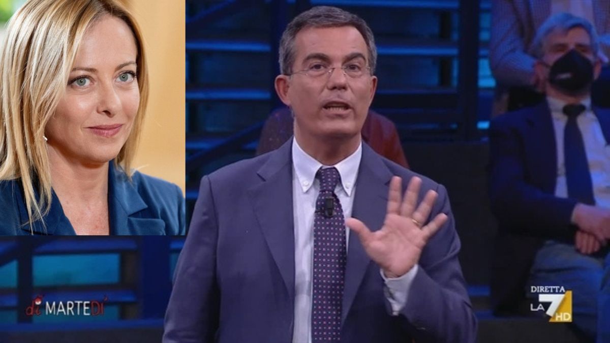 “Una cortigiana”. Giorgia Meloni insultata così sotto gli occhi di Floris: caos totale in studio (VIDEO) “Una cortigiana”. Giorgia Meloni insultata così sotto gli occhi di Floris: caos totale in studio (VIDEO)