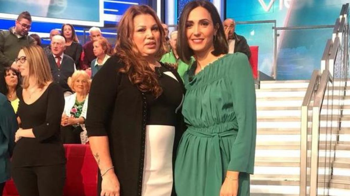 Serena Grandi durante l'intervista
