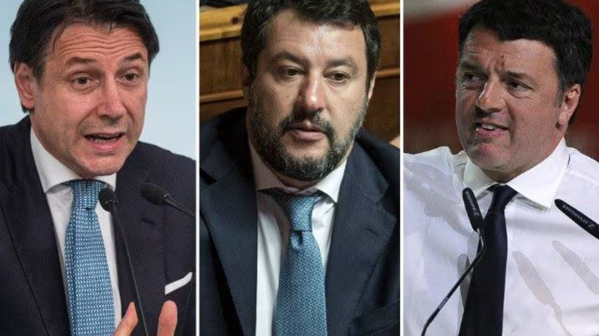 Conte Renzi Salvini accuse