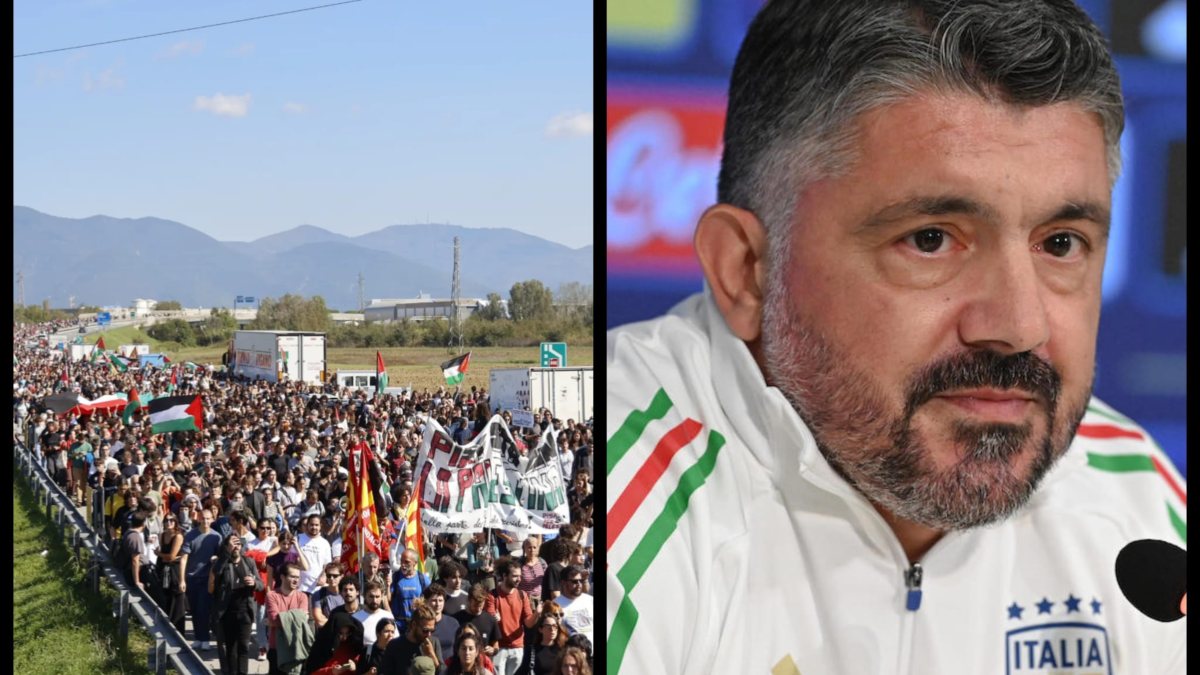 Sciopero per Gaza, proteste a Coverciano: blitz davanti al ritiro azzurro