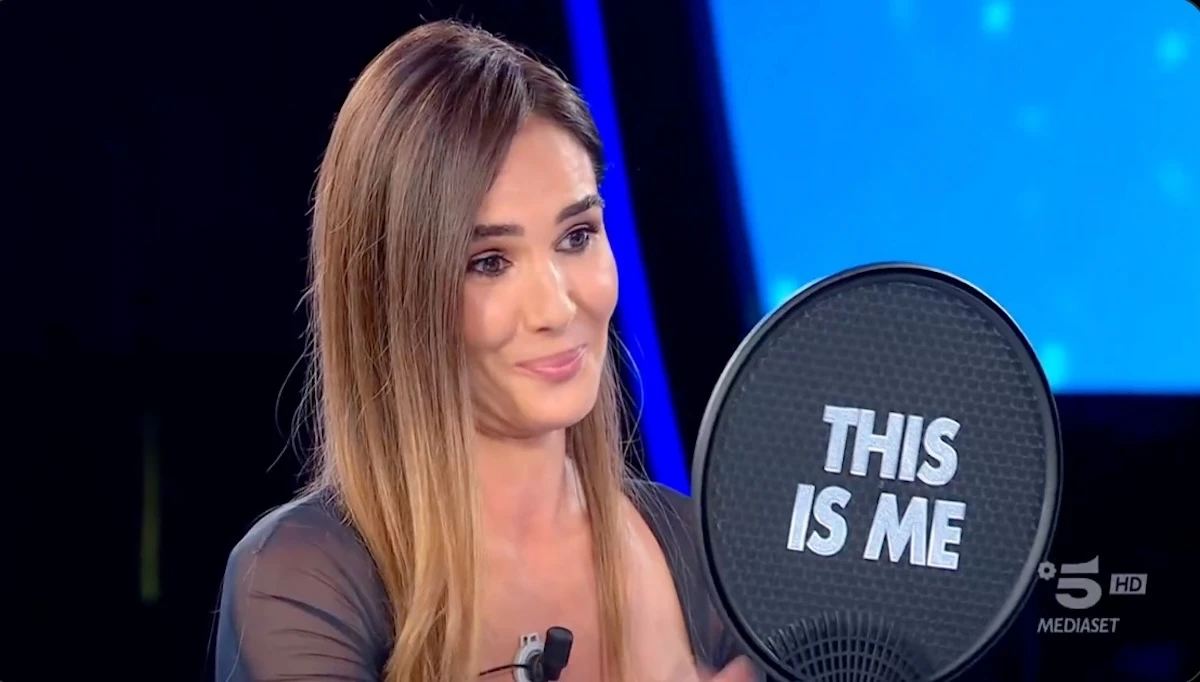 Silvia Toffanin durante l'ultima puntata di This is me