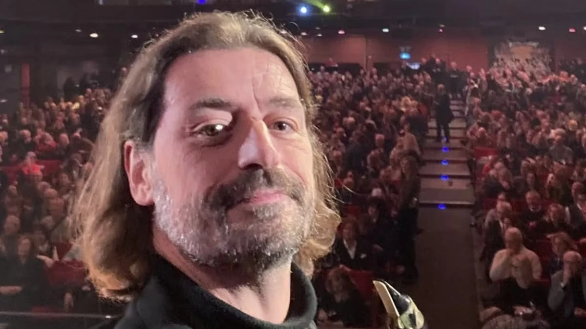 Alessandro Tomei in un momento di pausa