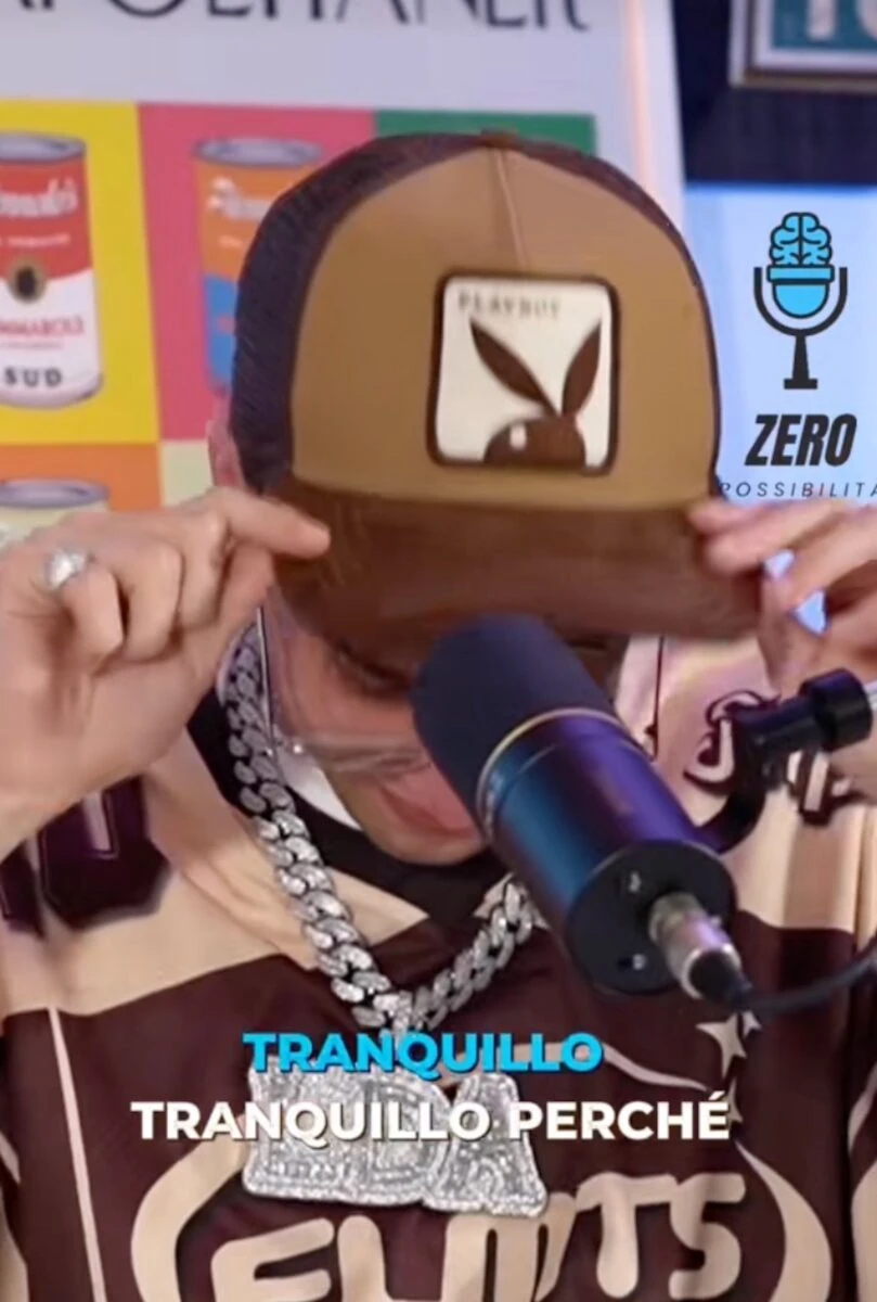 LDA emozionato durante il racconto del suo Sanremo