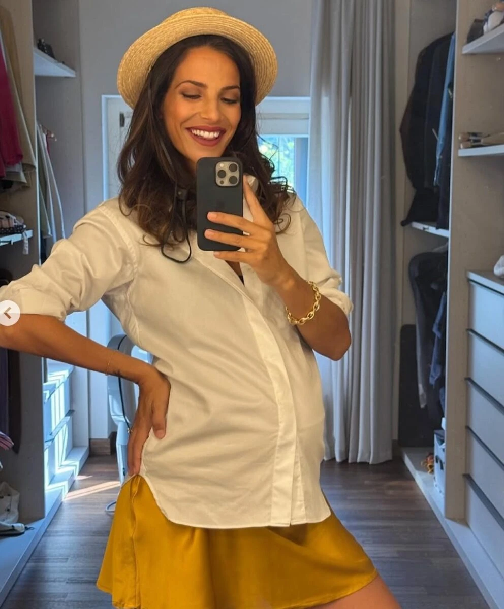 Roberta Morise con il primogenito Gianmaria