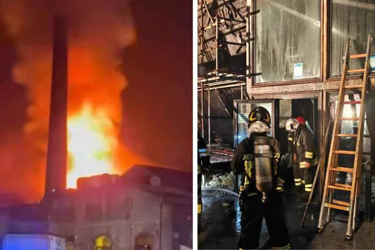 “Tutto distrutto”. Incendio spaventoso in Italia, fiamme alte e una nube di fumo: terrore in un istante