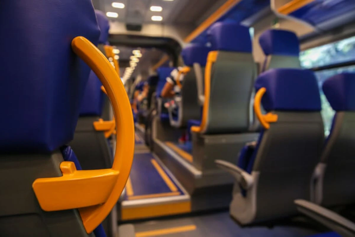 Treno regionale dove è avvenuta l'aggressione