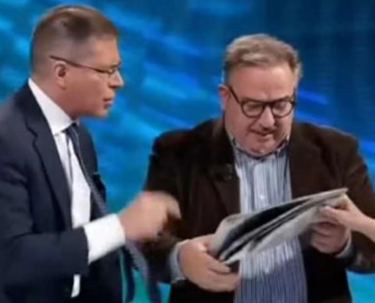 Daniele Capezzone ospite in televisione