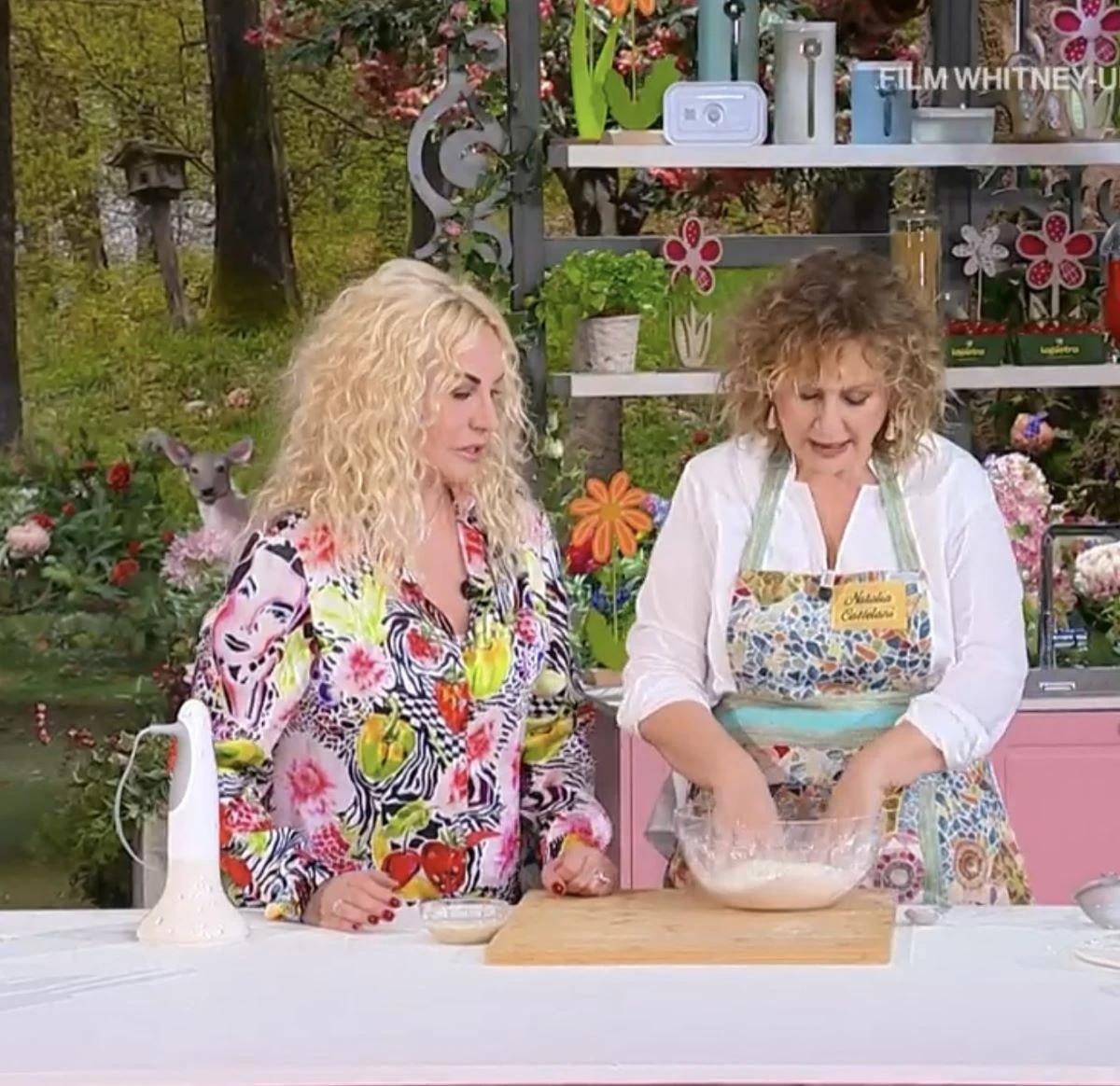 Antonella Clerici durante una puntata del suo programma Rai